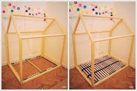 De plus il est très confortable avec son sommier à lattes. Tuto Comment Construire Un Lit Maison Seul Maman Louve