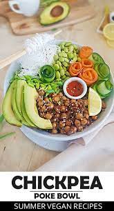 Vegan Poke Bowl Vegan Entree Recipes Vegan Dinner Recipes Easy Easy Vegan Dinner