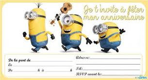 Carte D Invitation Anniversaire Gratuite Les Minions Invitation Anniversaire Invitation Anniversaire Garcon Cartes Invitation Anniversaire Enfant