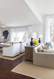 Beach House With Subtle Blue And White Interiors Home Bunch An Interior Design Lux Long Living Room Long Living Room Design Living Room Dining Room Combo