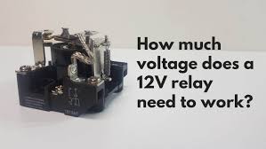 That particular relay is a dual coil latching relay. How Much Voltage Does A 12v Relay Need To Work Infinispark