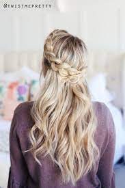 Once it's finished rolling it over your hair, secure with hairpins. How To Do A Crown Braid 2 Ways Twist Me Pretty