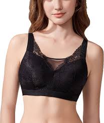 Amazon | [YCYDHDM] 女性用レース乳房切除ブラレット 乳房手術後のポケット付きブラジャーシリコン人工乳房用チューブトップ型下着  (Color : Black, Size : MMedium) | ブラジャー 通販