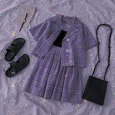Shop the season's hottest trends, top design & good price, fast shipping. Edit Bluedaisyy Dark Purple Aesthetic Fashion Inspo Outfits Violet Aesthetic