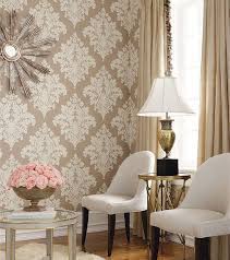 Huge savings, samples, and free shipping available! 10 Divine Damask Wallpapers For Every Room Wallpaper Living Room Room Wallpaper Home Decor