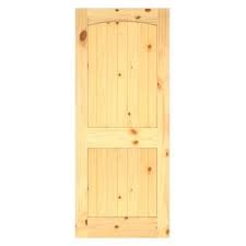 Jeld Wen 30 In X 80 In Woodgrain 2 Panel Archtop V Groove Solid Core Finished Knotty Pine Interior Door Slab Thdjw215900028 The Home Depot In 2020 Prehung Interior Doors Doors Interior Knotty Pine Doors