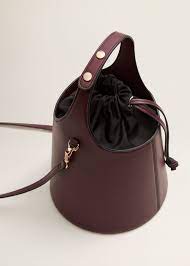 Bucket bag - Woman | Mango South Africa | Sacs en cuir fait main, Sac,  Créations en cuir