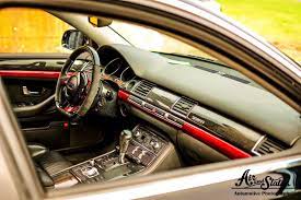 Audi A8 D3 Certainly Looks Different With Custom Wheels Air Suspension Carscoops Audi A8 Audi S8 Audi