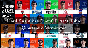 Augusto fernandez, elf marc vds racing team. Hasil Kualifikasi Motogp 2021 Fabio Quartararo Memimpin