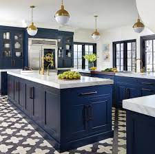 24 Royal And Warm Blue Kitchen Design Ideas Blue Kitchen Designs Kitchen Design Blue Kitchens