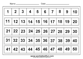 Spanish Numbers 1 50 Printable Roberthershey Com