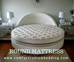 Custom Round Mattress Set By Comfort Custom Mattresses Custom Custommade Custombed Roundbed Comfy Quality Luxu Round Mattress Round Beds Custom Mattress