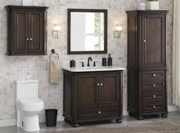 They use shelves for storage space and typically have doors to keep clutter hidden. Bathroom Storage