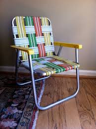 Vintage Childs Lawn Chair Aluminum Orange Yellow By Junkyardgenes 27 00 Lawn Chairs Vintage Style Chairs Vintage Chairs