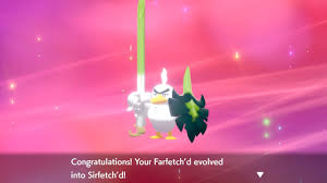 Sirfetch'd is one of the more unique pokemon players will encounter in pokemon go. How To Evolve Galarian Farfetch D Into Sirfetch D Pokemon Sword Shield Youtube