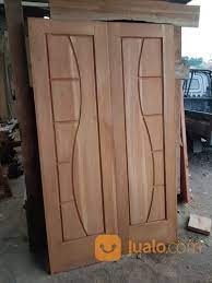 Harga kusen pintu lengkung kayu mahoni /lubang: Pintu Kayu Mahoni Surabaya Jualo