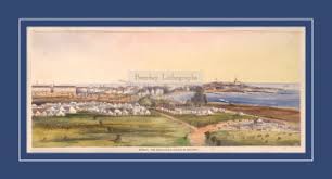 Lithograph- View of Bombay from Colaba ...