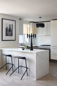 20 Gorgeous Marble Kitchens Small Modern Kitchens Modern Kitchen Design White Modern Kitchen