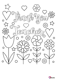 Teacher Appreciation Day Coloring Pages Thank You Teacher Collection Of Cartoon Col Mother S Day Colors Mothers Day Coloring Sheets Mothers Day Coloring Pages