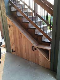 Under The Stairs Storage Staircase Storage Patio Stairs Backyard Storage