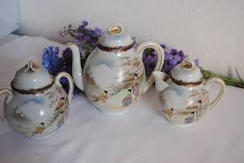 Our tea sets are praised for their beauty, strength, and superb quality. Japanese Kutani Tashiro Period Eggshell Porcelain Teapot Set Hand Painted Hand Made C 1912 26 Coffee Pot Set Collectible Antique Tea Porcelain Teapot Tea Pots