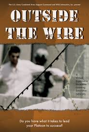 Люди привыкают к андроидам, постоянно находящимися рядом. Outside The Wire Poster 1 Goldposter