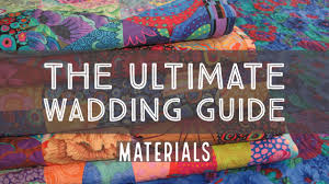 The Ultimate Wadding Guide Materials Ukqu
