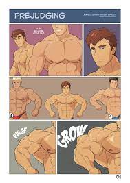 Zephleit] Muscle Growth Comic [Eng] 