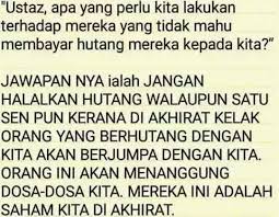 Seberat bayar hutang, dan seberat menagih hutang. Dah La Berhutang Pastu Tak Nak Bayar Dah La Tak Nak Bayar Kau Blocked Pulakk Ben Ashaari