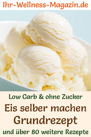 Schnelles Low Carb Eis Selber Machen Grundrezept Gesundes Eis Rezept Gesundes Eis Rezepte Eis Rezepte
