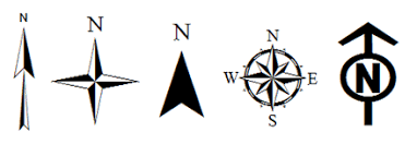 Map Legend Symbols Image Of A Various North Arrow Options Content Is Also Available In