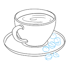 Anime is a japanese word. How To Draw A Coffee Cup Really Easy Drawing Tutorial Coffee Cup Art Coffee Cup Drawing Watercolor Teacup