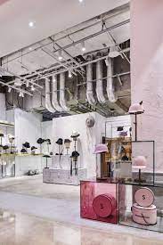 Shine Li Pink Hat Store China Designer Brand Store China Hat Stores Branding Design