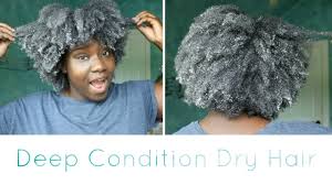 Deep conditioners include protein components that are fundamental to give our hair structure. How To Deep Condition Dry Natural Hair Moisturize 4c Hair Youtube