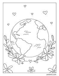 Valentine's day emphases love of all kinds. 10 Free Earth Day Coloring Pages For Kids Parents