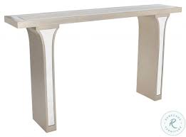 Hi i'm amy devers from home made simple on own, and i'm going to show you how to take an old credenza, and turn it into a new tv console. Katya Silver Leaf Console Table From Butler Coleman Furniture