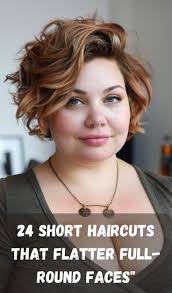 Top 24 Flattering Short Haircuts for Round and Chubby Faces"