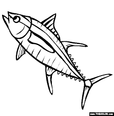 This makes fishing for tuna is very exciting. Sea Life Online Coloring Pages Page 1 Fish Coloring Pages Fish Coloring Fish Coloring Page