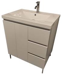 With streamlined designs and minimal detailing, modern vanities are ideal for maintaining an uncluttered bathroom that'll help you feel rejuvenated. 30 Modern Bathroom Vanity White Contemporary Bathroom Vanities And Sink Consoles By Wholesale Direct Unlimited Houzz