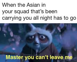 These memes use a distorted still of po from kung fu panda to make fun of situations in which one feels stupid. Dank Memes On Twitter Kung Fu Panda Memes Rise