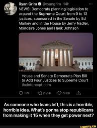 This article is sponsored by cutco. Ryan Grim Ryangrim News Democrats Planning Legislation To Expand The Supreme Court From To 13 Justices Sponsored In The Senate By Ed Markey And In The House By Jerry Nadler Mondaire Jones