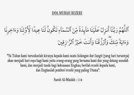 Doa dimudahkan rezeki agar terus bertambah. Thebeautyesw Twitter