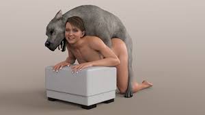 1girl 1girls 3d animal beast bestiality canine detroit: become  human dog female feral kara (detroit: become human) male smile smiling  straight zoophilia 