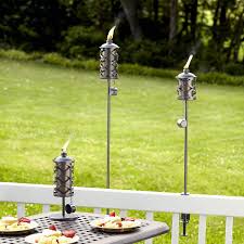 Bird Feeder Pole For Deck Lowes Shop Garden Treasures 30 In Traditional Black Deck Citronella Torch At Lowes Com Tiki Torches Dream Backyard Backyard