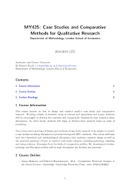 Research methodology case study business studies. Pdf Case Studies And Comparative Methods For Qualitative Research Eleanor Knott Academia Edu