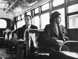 Rosa Parks Sitting On A Bus In Montgomery Alabama 1956 Rosa Parks Women In History American History