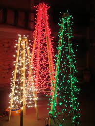 Private Site Outdoor Christmas Tree Diy Christmas Lights Outdoor Christmas Diy