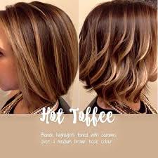 Hot Toffee Blonde And Caramel Highlights Over Brown Base Hair Colour Hair Styles Short Hair Styles Hair