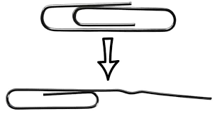 This one turns in a clockwise direction. How To Pick A Lock With A Paperclip Art Of Lockpicking Com