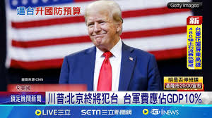 支出應占GDP占3% 川普 ...